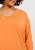 Tee shirt orange manche 3/4 - Ciso