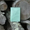 Porte carte double en cuir pailleté - La cartablière Couleur : Vert amande