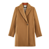 Manteau Trezioux en drap de laine - Trench and Coat Couleur : Camel