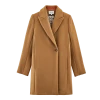 Manteau Trezioux en drap de laine - Trench and Coat Couleur : Camel