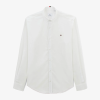 Chemise blanche à manches longues en coton - Serge Blanco