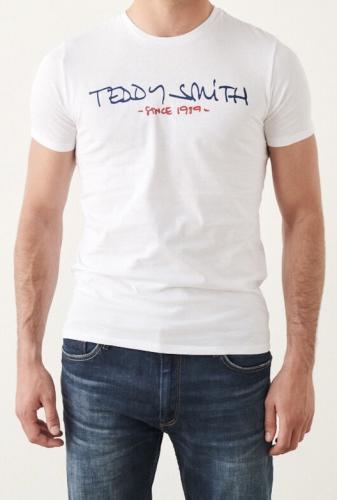T- shirt col rond Ticlass Basic M blanc - Teddy Smith