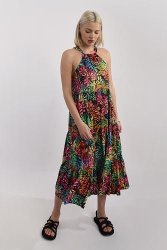 Robe longue estivale a motifs floral Mareva - Molly Bracken